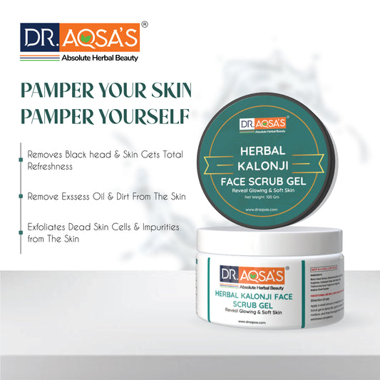 Herbal Kalonji Face Scrub Gel