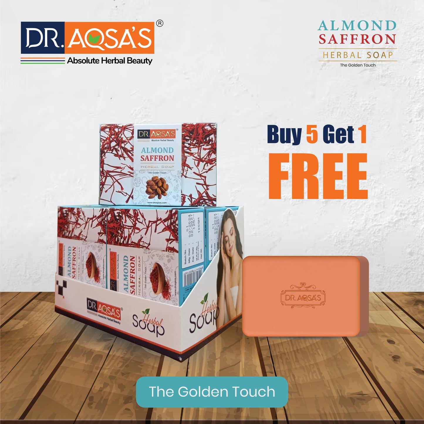 Herbal Almond Saffron Soap