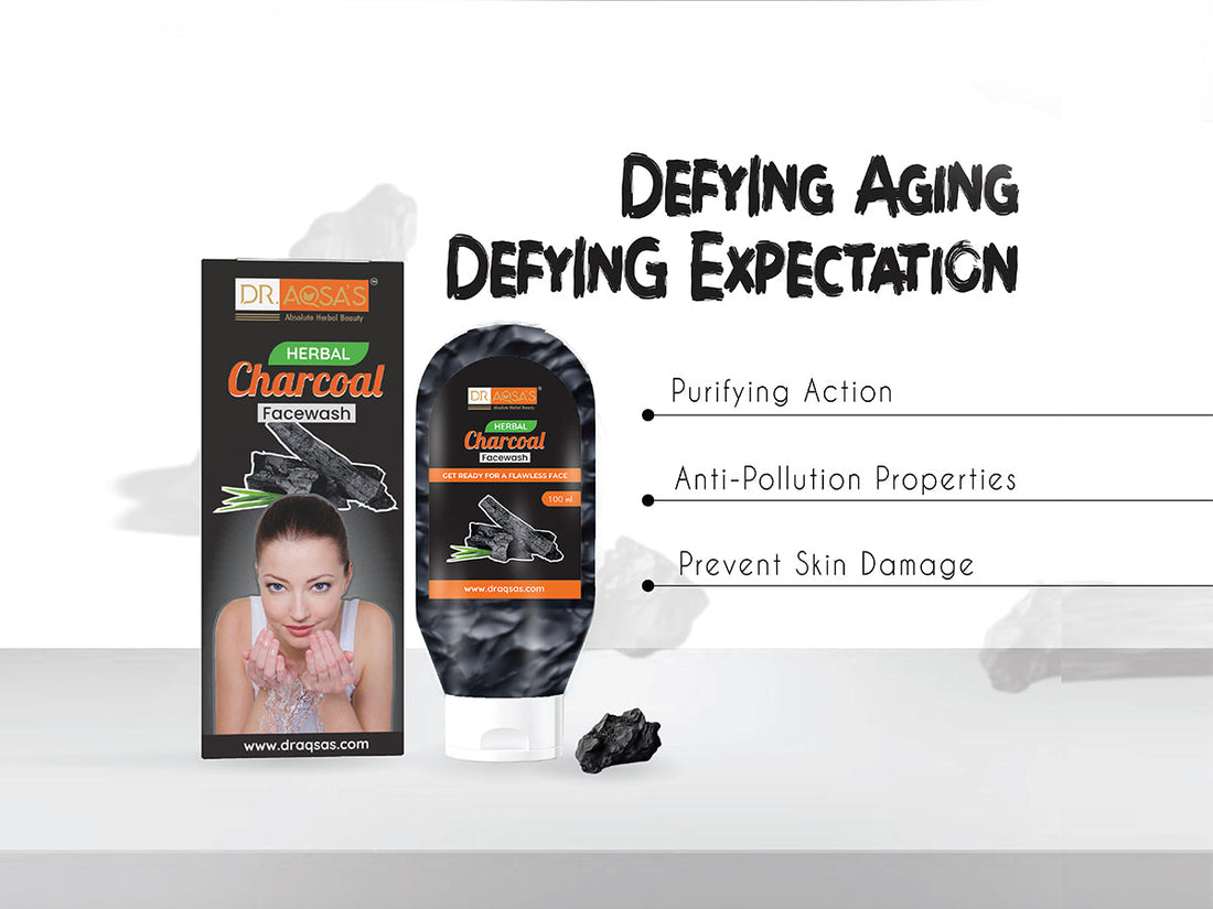 Detox & Cleanse with Herbal Charcoal Face Wash