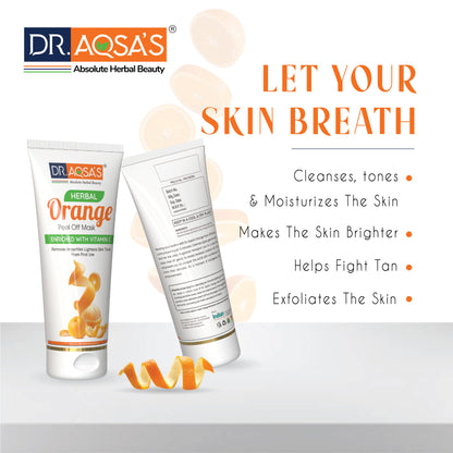 Herbal Orange Peel-Off Mask Cream