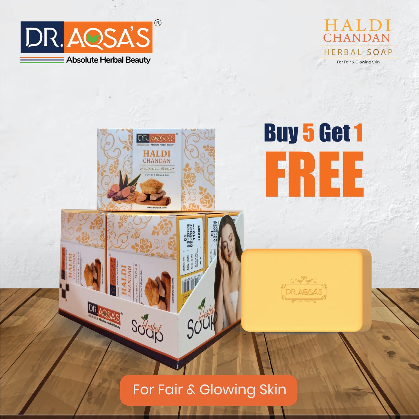 Herbal Haldi Chandan Soap