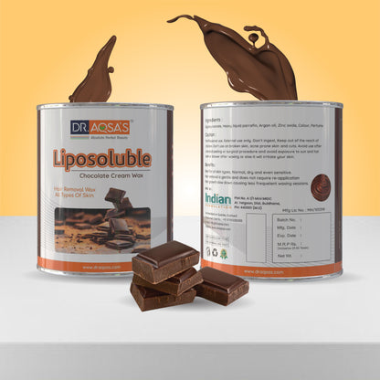 Herbal Lipo-Soluble Chocolate Flavour Wax Cream